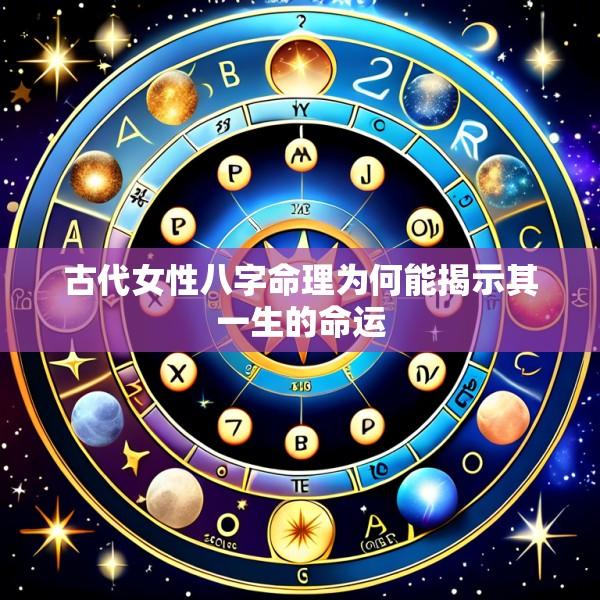 古代女性八字命理为何能揭示其一生的命运