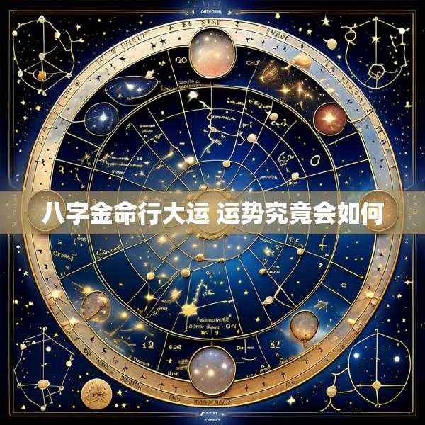 八字金命行大运 运势究竟会如何