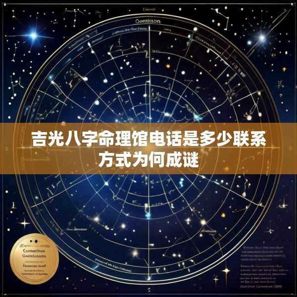 吉光八字命理馆电话是多少联系方式为何成谜