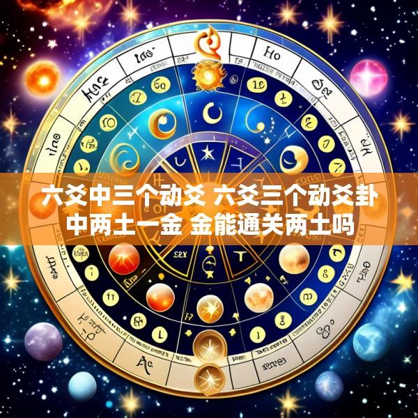 六爻中三个动爻 六爻三个动爻卦中两土一金 金能通关两土吗
