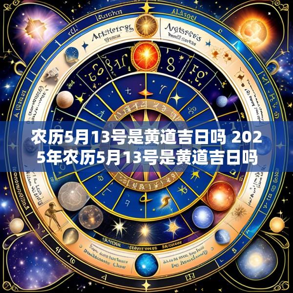 农历5月13号是黄道吉日吗 2025年农历5月13号是黄道吉日吗