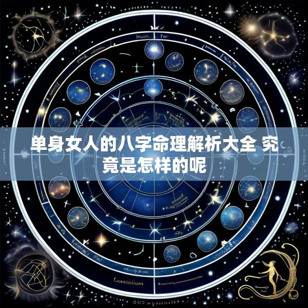 单身女人的八字命理解析大全 究竟是怎样的呢