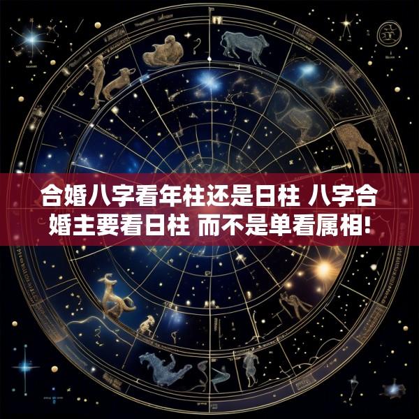合婚八字看年柱还是日柱 八字合婚主要看日柱 而不是单看属相!