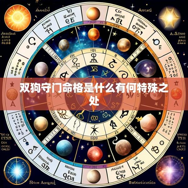 双狗守门命格是什么有何特殊之处