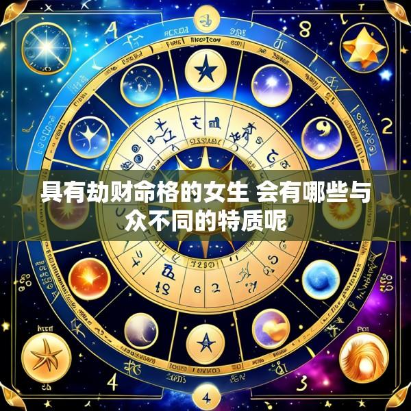 具有劫财命格的女生 会有哪些与众不同的特质呢