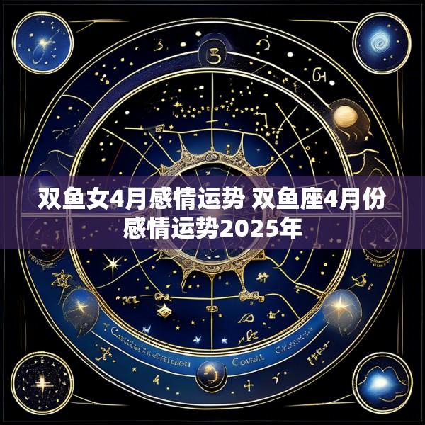 双鱼女4月感情运势 双鱼座4月份感情运势2025年