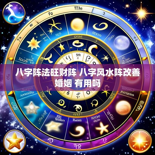 八字阵法旺财阵 八字风水阵改善婚姻 有用吗