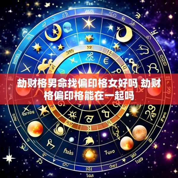 劫财格男命找偏印格女好吗 劫财格偏印格能在一起吗