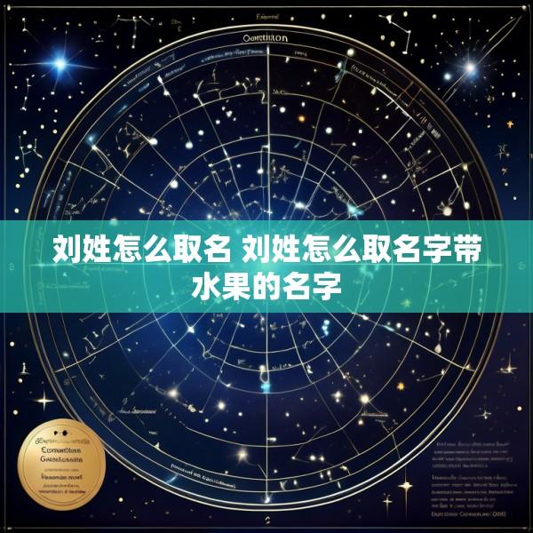 刘姓怎么取名 刘姓怎么取名字带水果的名字