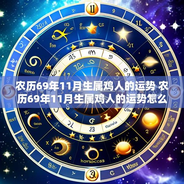 农历69年11月生属鸡人的运势 农历69年11月生属鸡人的运势怎么样