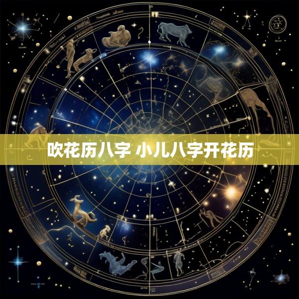 吹花历八字 小儿八字开花历