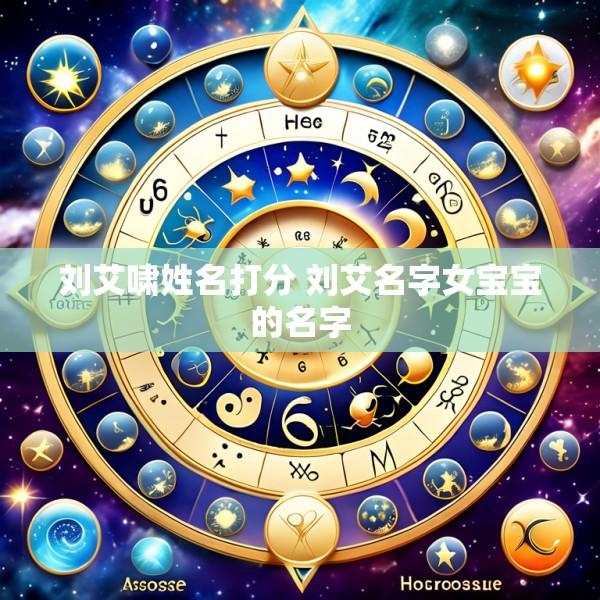 刘艾啸姓名打分 刘艾名字女宝宝的名字