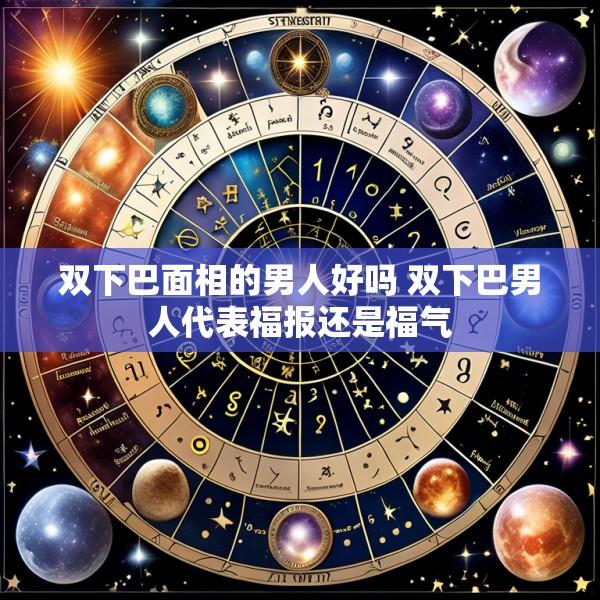 双下巴面相的男人好吗 双下巴男人代表福报还是福气