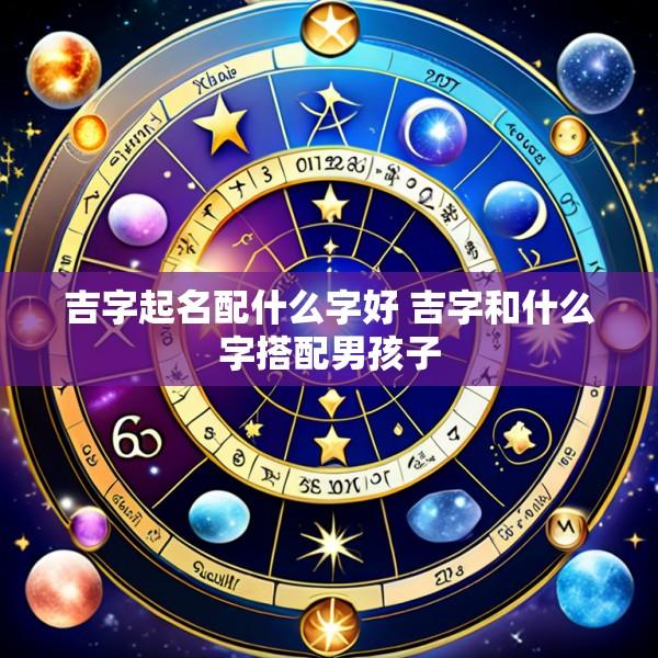 吉字起名配什么字好 吉字和什么字搭配男孩子