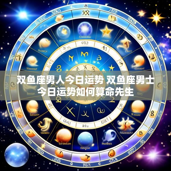 双鱼座男人今日运势 双鱼座男士今日运势如何算命先生