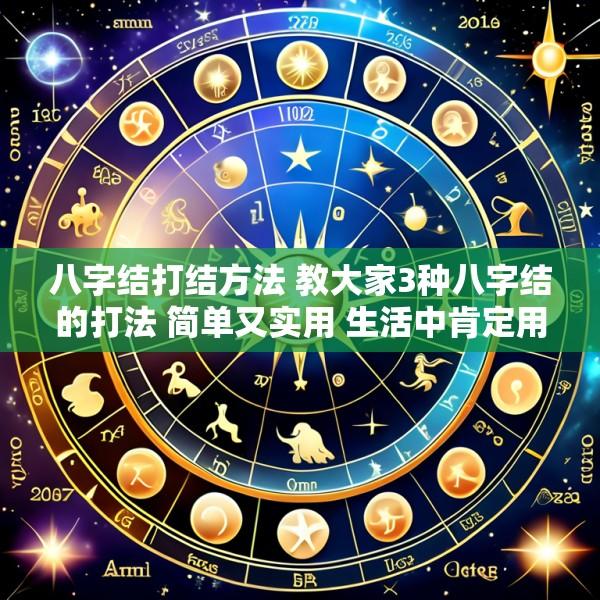 八字结打结方法 教大家3种八字结的打法 简单又实用 生活中肯定用得到