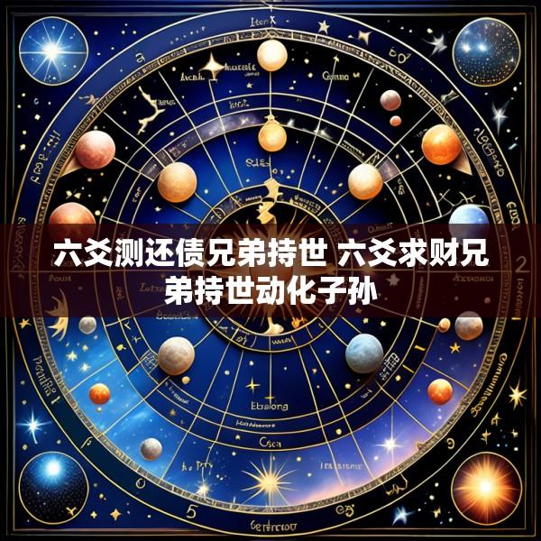 六爻测还债兄弟持世 六爻求财兄弟持世动化子孙