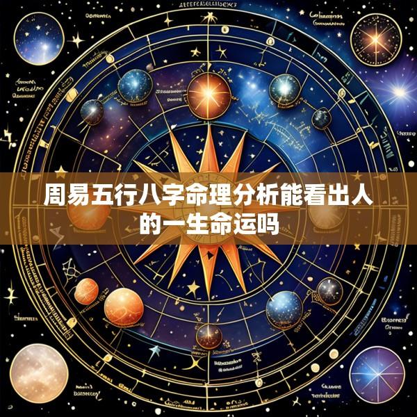 周易五行八字命理分析能看出人的一生命运吗