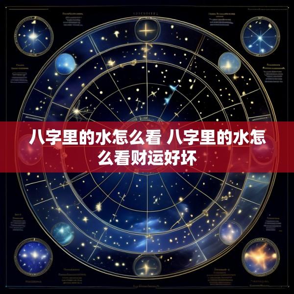 八字里的水怎么看 八字里的水怎么看财运好坏