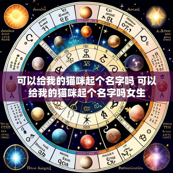 可以给我的猫咪起个名字吗 可以给我的猫咪起个名字吗女生