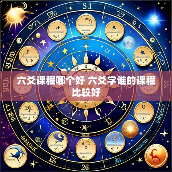 六爻课程哪个好 六爻学谁的课程比较好