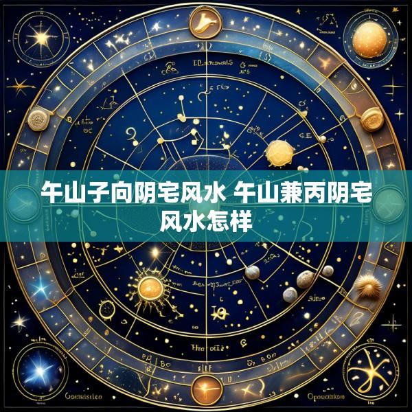 午山子向阴宅风水 午山兼丙阴宅风水怎样