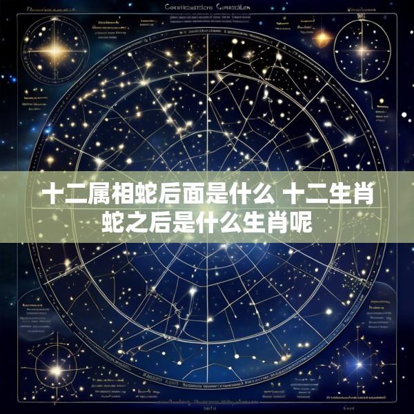 十二属相蛇后面是什么 十二生肖蛇之后是什么生肖呢