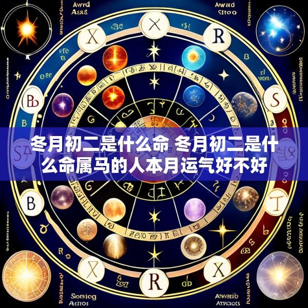 冬月初二是什么命 冬月初二是什么命属马的人本月运气好不好