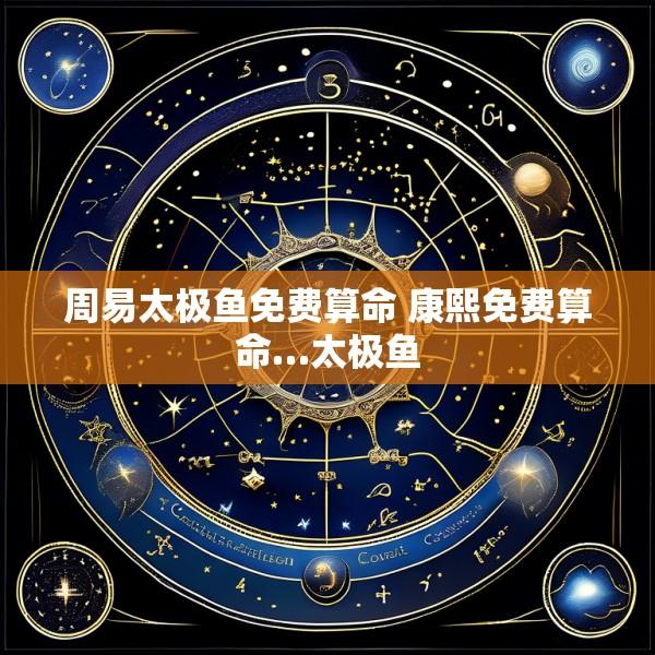 周易太极鱼免费算命 康熙免费算命…太极鱼