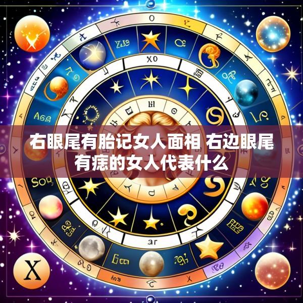 右眼尾有胎记女人面相 右边眼尾有痣的女人代表什么