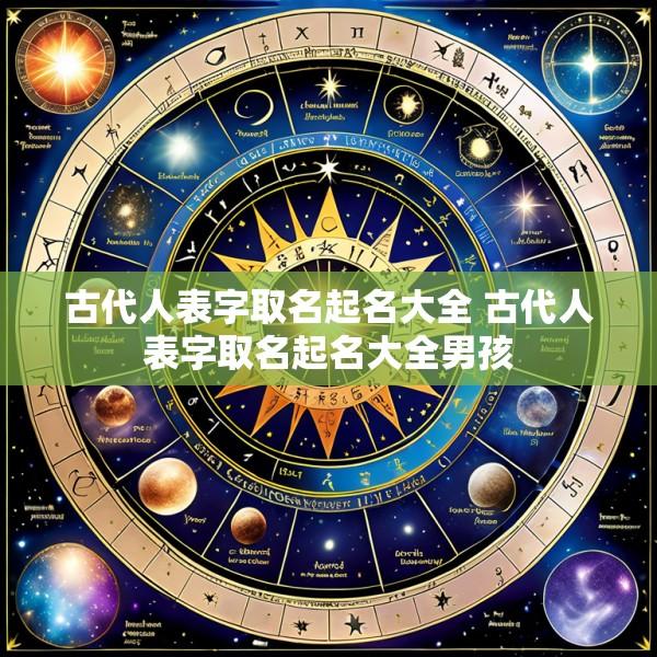 古代人表字取名起名大全 古代人表字取名起名大全男孩
