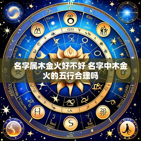 名字属木金火好不好 名字中木金火的五行合理吗