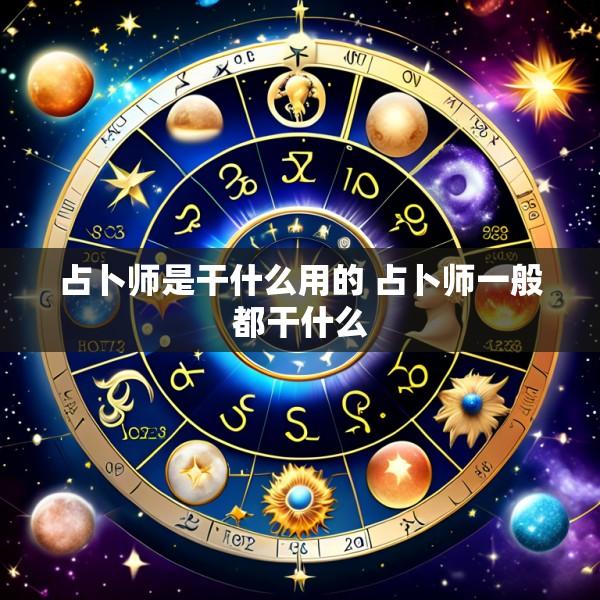 占卜师是干什么用的 占卜师一般都干什么