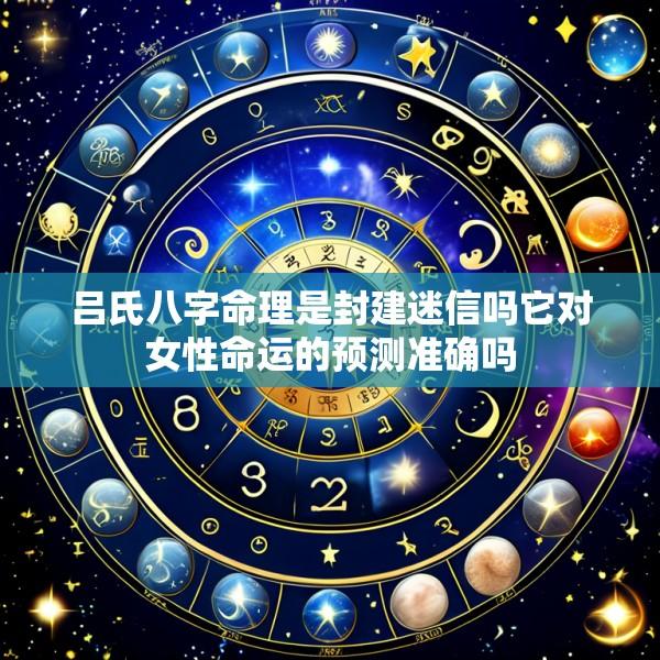 吕氏八字命理是封建迷信吗它对女性命运的预测准确吗