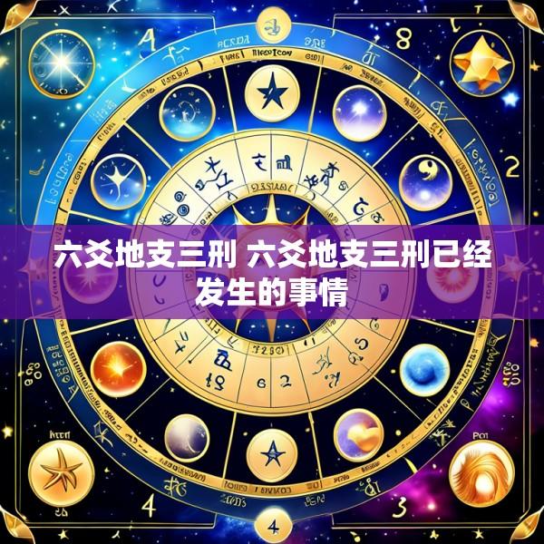 六爻地支三刑 六爻地支三刑已经发生的事情