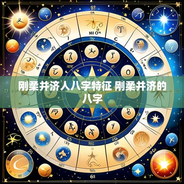 刚柔并济人八字特征 刚柔并济的八字