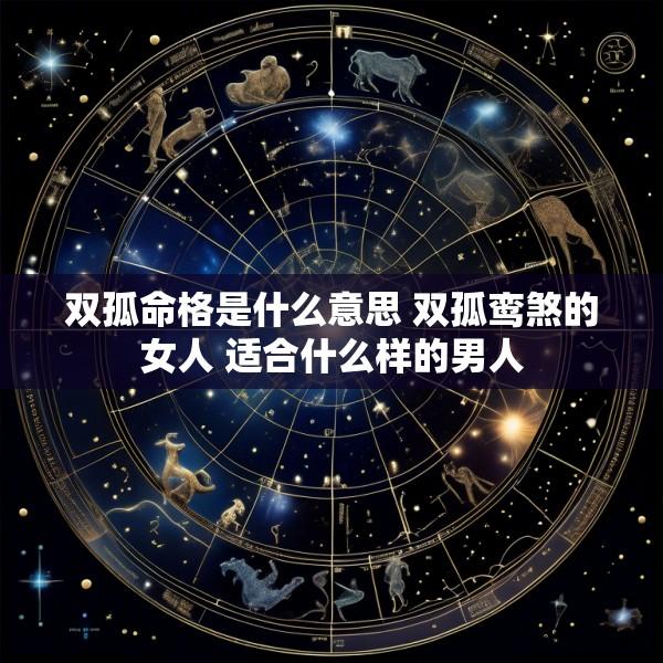 双孤命格是什么意思 双孤鸾煞的女人 适合什么样的男人