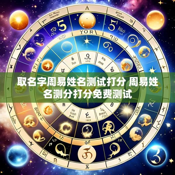 取名字周易姓名测试打分 周易姓名测分打分免费测试