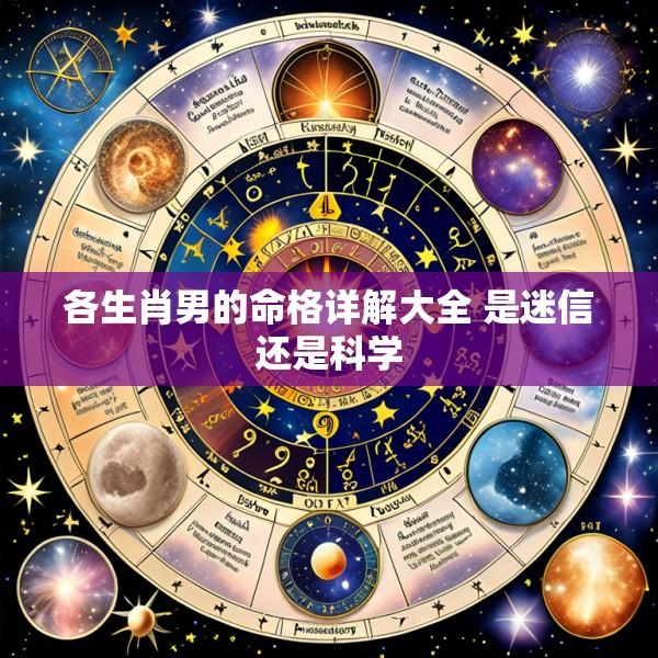 各生肖男的命格详解大全 是迷信还是科学