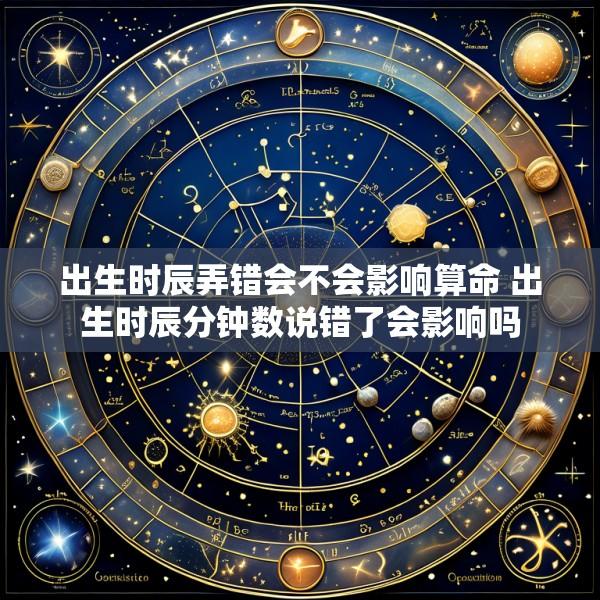 出生时辰弄错会不会影响算命 出生时辰分钟数说错了会影响吗