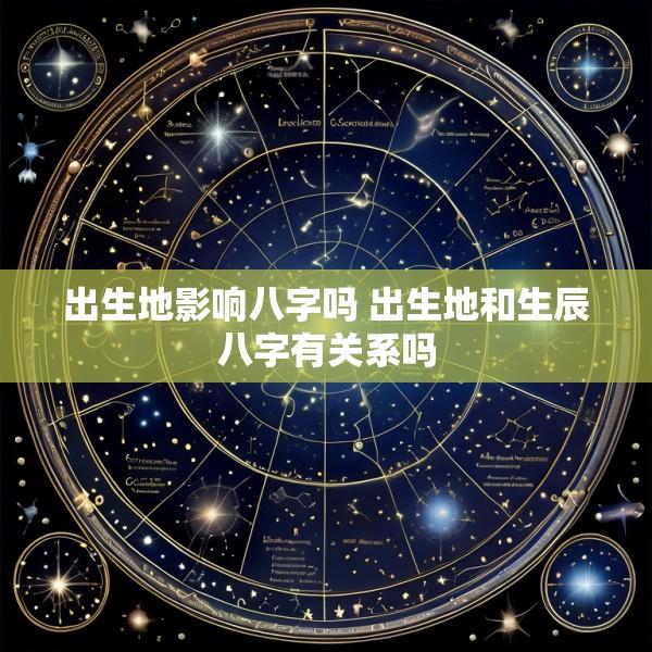 出生地影响八字吗 出生地和生辰八字有关系吗