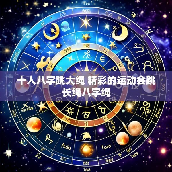 十人八字跳大绳 精彩的运动会跳长绳八字绳