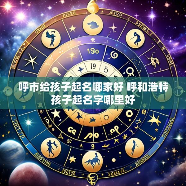 呼市给孩子起名哪家好 呼和浩特孩子起名字哪里好
