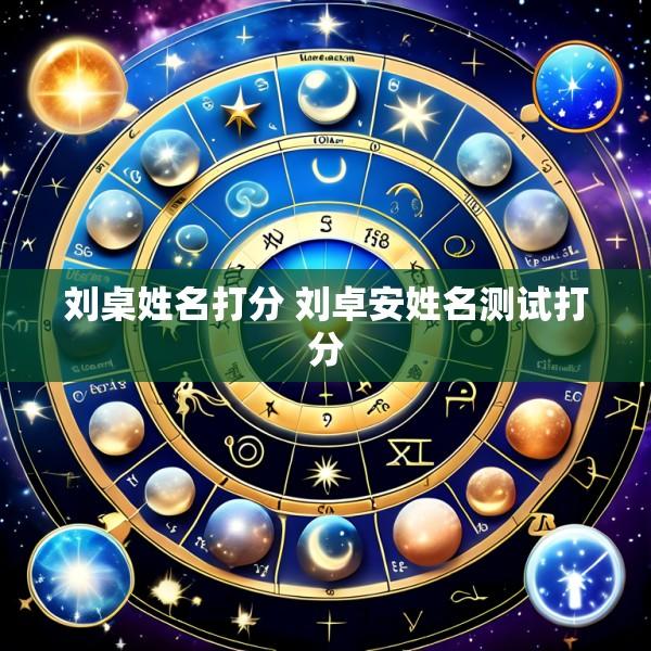 刘桌姓名打分 刘卓安姓名测试打分