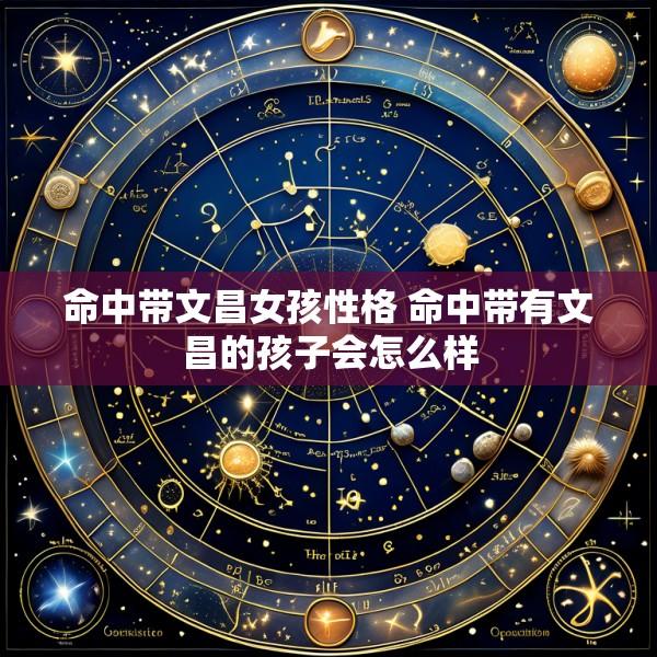 命中带文昌女孩性格 命中带有文昌的孩子会怎么样