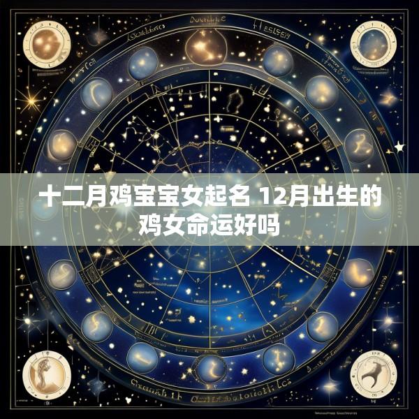 十二月鸡宝宝女起名 12月出生的鸡女命运好吗