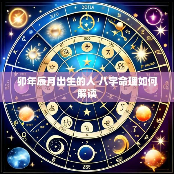 卯年辰月出生的人 八字命理如何解读