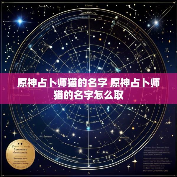 原神占卜师猫的名字 原神占卜师猫的名字怎么取
