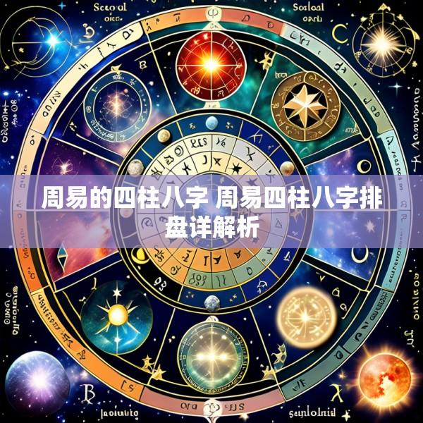 周易的四柱八字 周易四柱八字排盘详解析