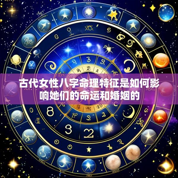 古代女性八字命理特征是如何影响她们的命运和婚姻的